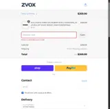 ZVOX coupon verification screenshot