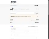 ZVOX coupon verification screenshot