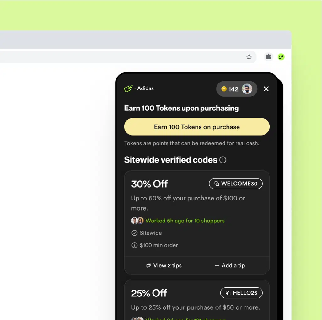 3. Get verified coupons automatically at checkout