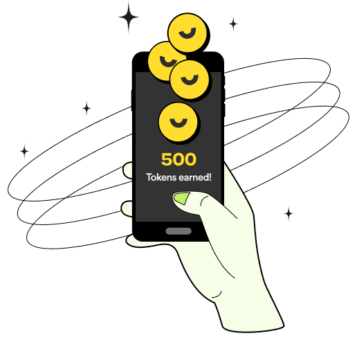 You will get $5 worth of tokens for each friend when they join and use SimplyCodes to make a purchase.